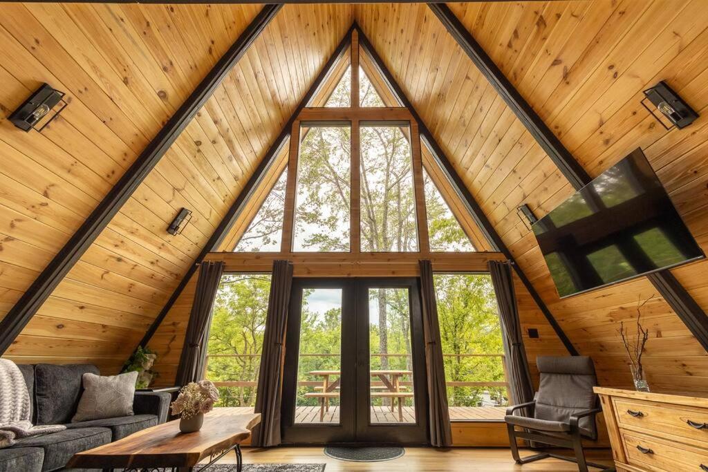 Valhalla Cabins Aframes With Hot Tubs & Sauna Cosby Exterior foto