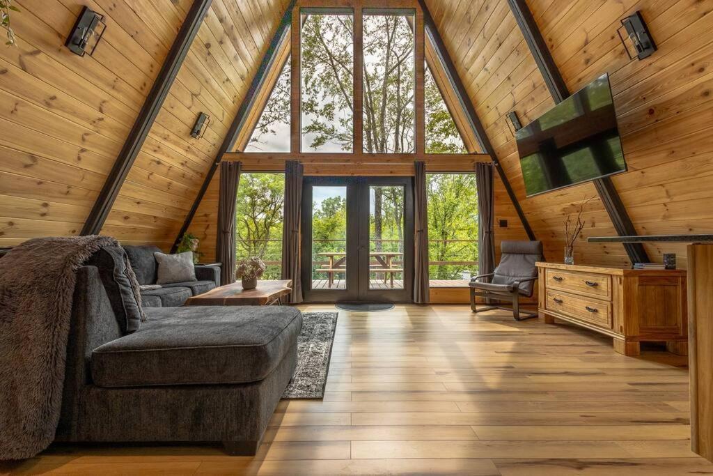 Valhalla Cabins Aframes With Hot Tubs & Sauna Cosby Exterior foto