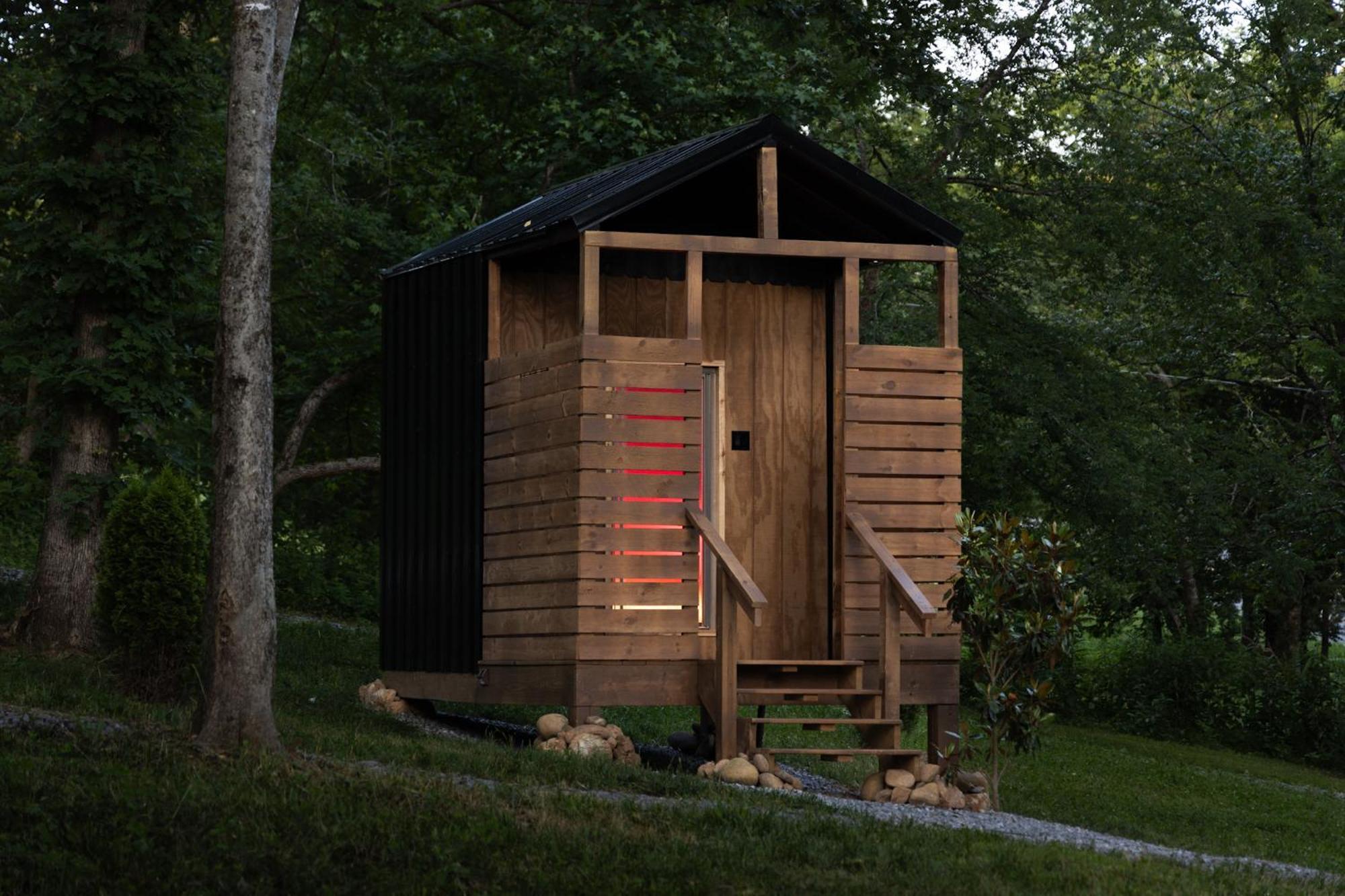 Valhalla Cabins Aframes With Hot Tubs & Sauna Cosby Exterior foto